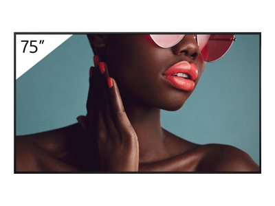 Sony Bravia Professional Displays Fw 75bz40l 75  " Diagonal Klass Bz40l Series Led Bakgrundsbelyst Lcd Skarm Digital Skyltning Android Tv 4k Uh