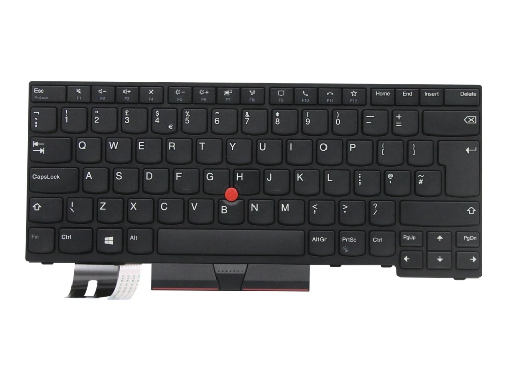 Primax - Notebooks Udskiftningstastatur - Med Trackpoint - Qwerty - Uk - Sort - Fru - For Thinkpad P14s Gen 1 P14s Gen 2 T14 Gen 1 T14 Gen 2