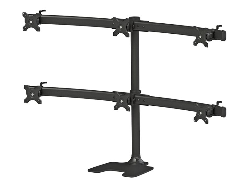 Neomounts FPMA-D700DD6 - Ställ - för 6 LCD-bildskärmar - svart - skärmstorlek: 10-27 - skrivbordsstativ, disk-monteringsbar | Spel - Bildskärmar & tillbehör - Bord & väggfäste | GameStuff