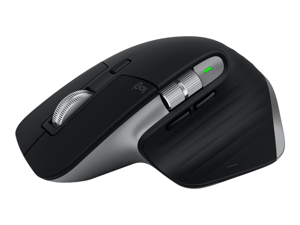 Logitech Master Series MX Master 3S - Mus - ergonomisk - optisk - 7 knappar - trådlös - Bluetooth - rymdgrå - för Apple MacBook | Datortillbehör - Möss & Tangentbord - Möss & Pekdon | GameStuff
