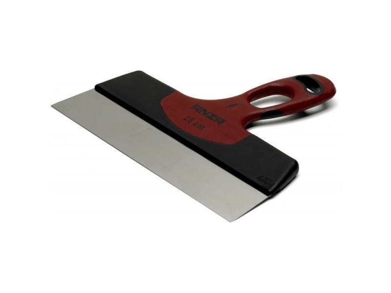 Anza bredspartel 25cm - Rustfri sandspartel i stål, 2-komponent, behageligt greb | Verktyg & Verkstad - Handverktyg - Skrapa | GameStuff