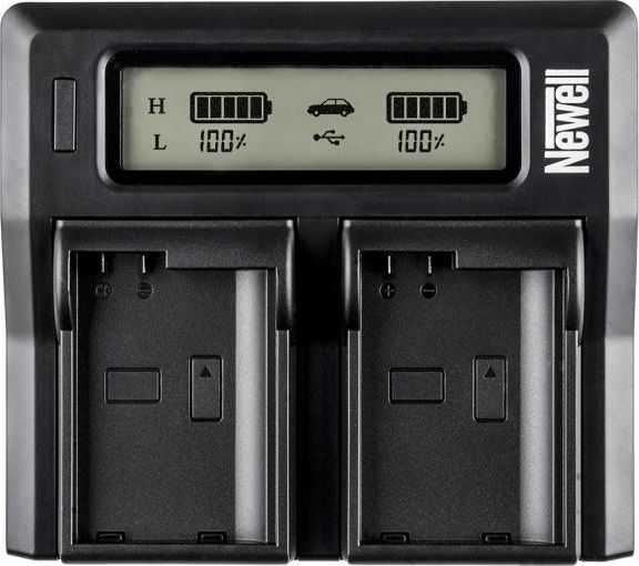 Newell Dc-Lcd Dual-Channel Oplader Til En-El15 Batterier Til Nikon