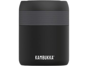 Kambukka Lunchbox Bora 600 Ml Edelstahl Mattschwarz