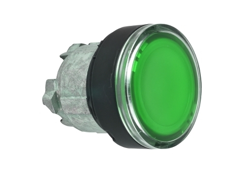 Schneider Electric Zb4, Knap, Grøn, Integral Led, Ip66, Ik06, Klasse I