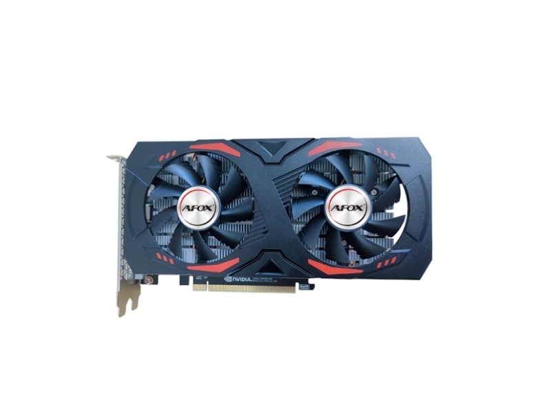 Afox Af1660ti-6144D6h4, Geforce Gtx 1660 Ti, 12 Gb, Gddr6, 192 Bit, Pci Express 3.0, 2 Blæser(E)