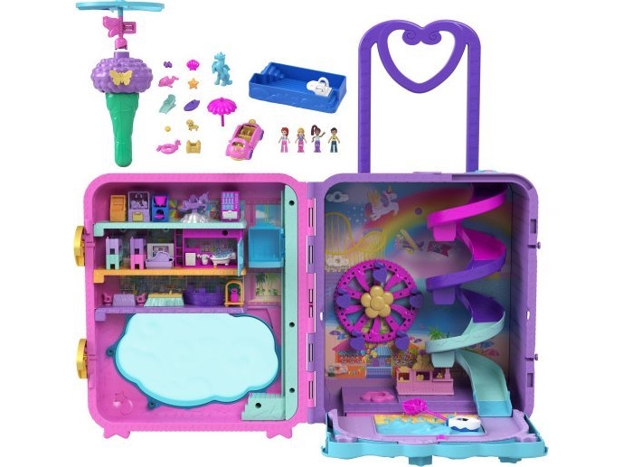 Polly Pocket Urlaub Im Rollkoffer Spielset