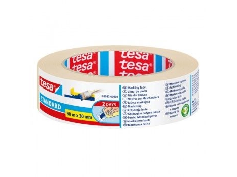Tesa Nastro In Briefkleber 30 Mm X 50 M, 50 M, Beige, Papir, 30 Mm, 1 Stk