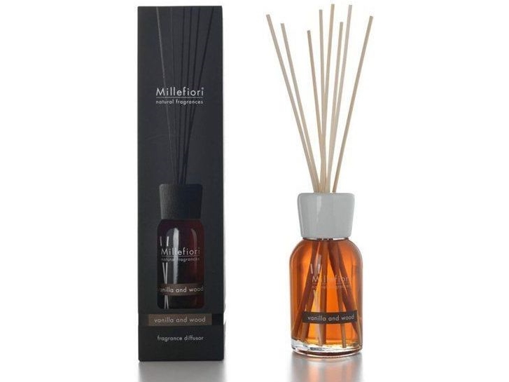 Millefiori_Natural Fragrance Diffuser Sticks Vanilla And Wood 250Ml