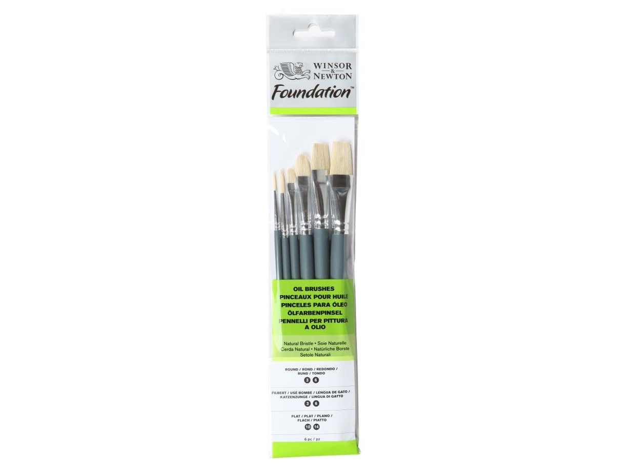 Winsor & Newton 5295025, Sivellinsetti, Sekalainen, Synteettinen, 6 kpl