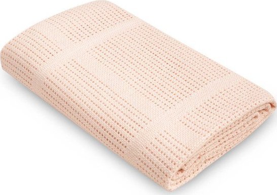 Se Sensillo Openwork Blanket Lulu Light Pink hos Computersalg.dk