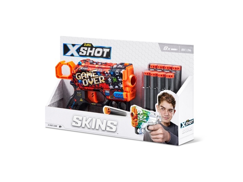 XShot SKINS MENACE Launcher (8 pile) Mønster B