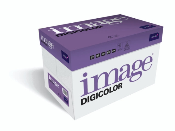 Image, Digicolor, hvid, Kopipapir træfri ECF, 120g/m2, 210mm x 297mm, A4 Smal bane, pakke a 250 ark,