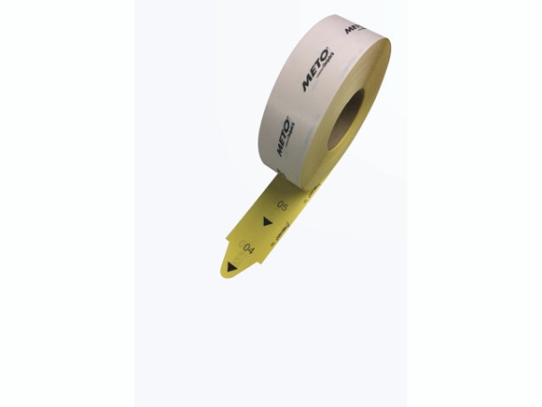 METO Turn-O-Matic Købilletter, T80, hvide 3-nummer 000-999 Gule METO T80 billetter til Turn-O-Matic D80 billetdispenser. 6 ruller á 3.000 billetter,