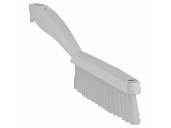 Håndbørste Vikan Kort Skaft Hvid Smal 20X300mm Meget Stiv Hvid 1X1x1mm (1)