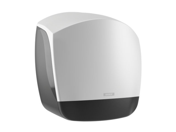 '"'Katrin Toilettenpapierspender 1 Rolle Schwarz, Weiß "''