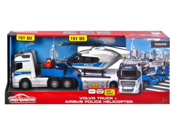 Majorette Majorette Groß Volvo Polizei Set Polizei 35Cm
