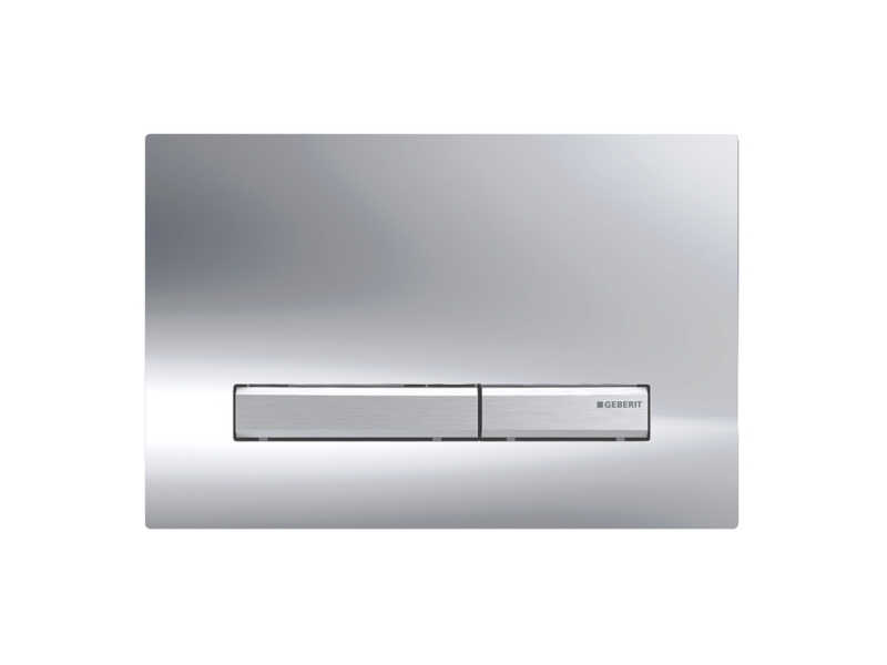 Geberit 115.788.21.2, Spolplatta, Krom, Geberit, 246 mm, 12 mm, 164 mm | VVS Artiklar - Badrum - Tillbehör för toalett | GameStuff
