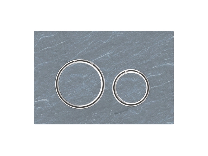 Geberit Sigma 21 betjeningsplade i skifer/krom | VVS Artiklar - Badrum - Tillbehör för toalett | GameStuff