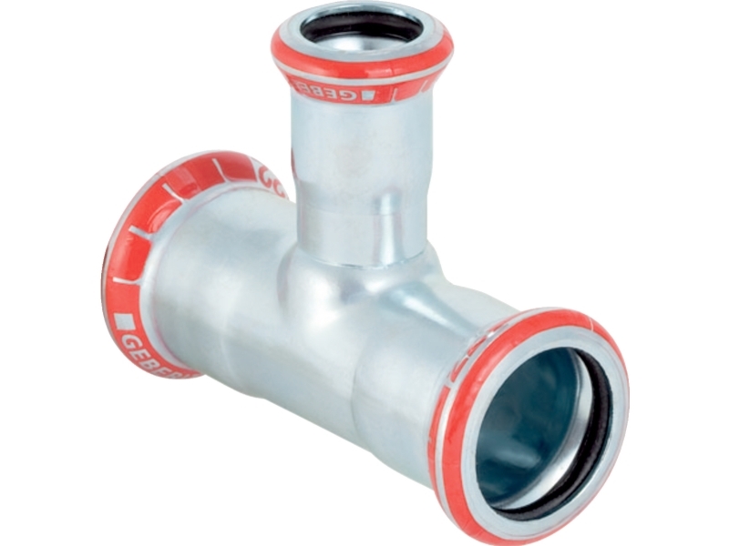 Mapress tee FZ 18x15x18 mm | VVS Artiklar - Rör & Kopplingar - Tryckrör och rördelar | GameStuff