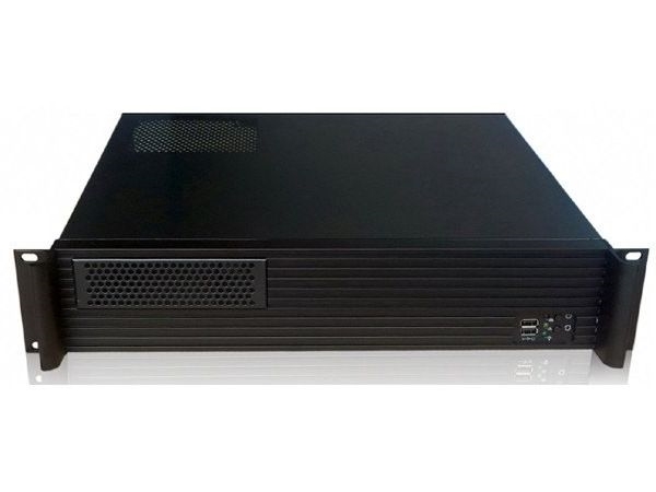 Techly I-Case Ipc-240L, Rack, Server, Schwarz, Micro Atx, Mini-Itx, Metall, 2U