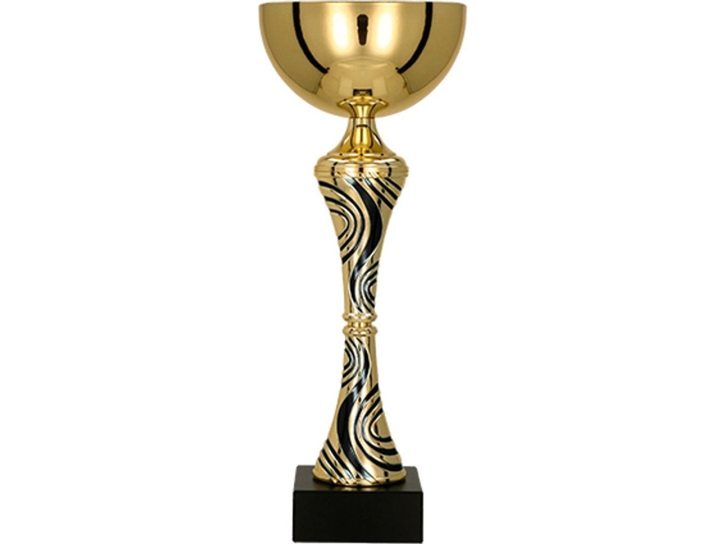 Victoria Sport Guld-svart metallkopp | Sport & Träning - Sportutrustning - Troféer | GameStuff