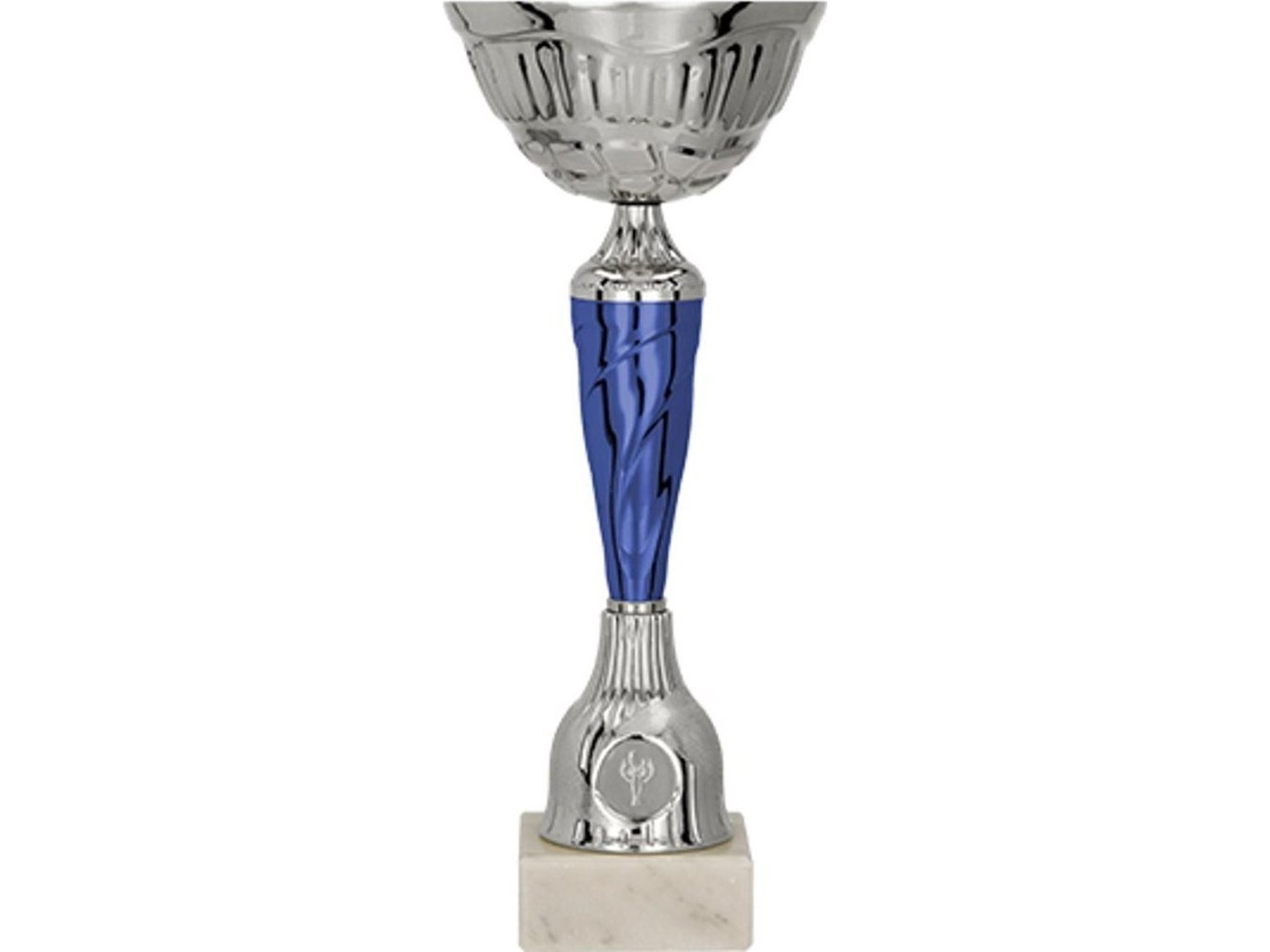 Victoria Sport pokal i metall silver/blå | Sport & Träning - Sportutrustning - Troféer | GameStuff