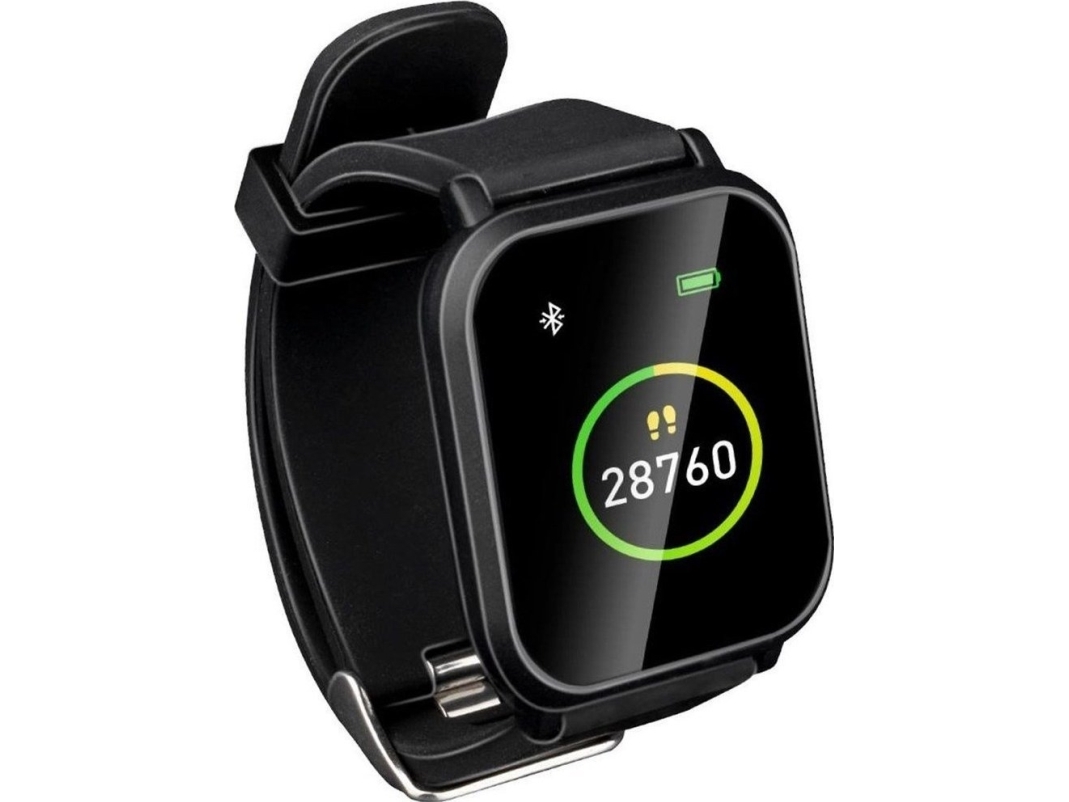 UMBRO Clock MONITORING BAND Musta nelikulmainen kello