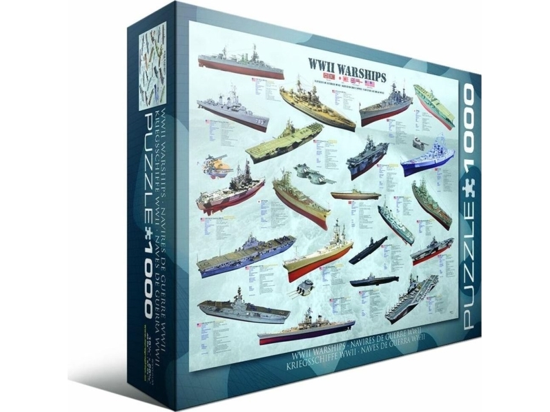 Puzzle 1000 Ww Ii Kriegsschiffe 6000-0133