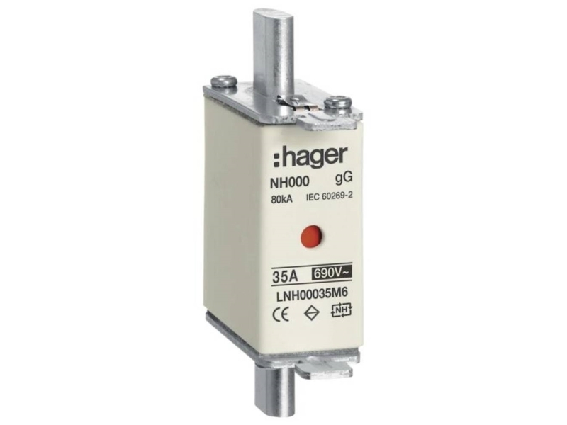 Hager Lnh00035m6 Nh-Sikring 35 A 3 Stk