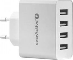 Handy-Ladegerät 4X Usb 5A Weiß