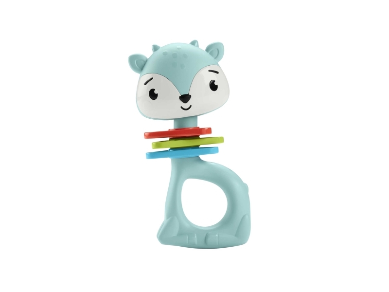 Mattel HJW11 Fisher-Price aktivitetsbideringe med dyremotiver, blandet sortiment