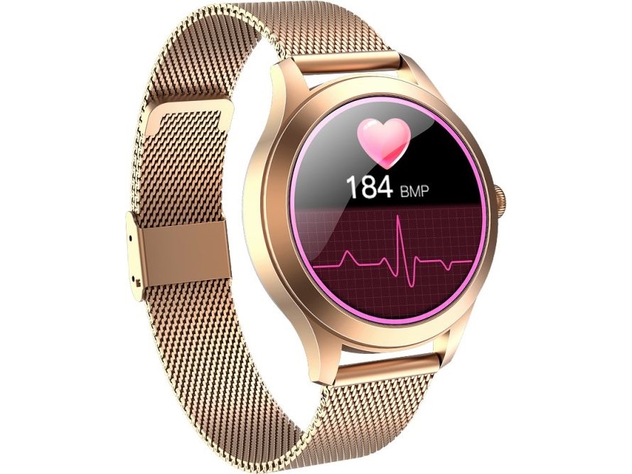 Maxcom Fw42 Gold Smartwatch / Sport Watch 2.77 Cm (1.09&Quot) Tft Digital 240 X 240 Pixels Touchscreen