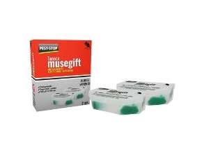 Skadedyrsbekæmpelse Musegiftstation Pest-Stop Tanaco Med Chloralose 2 Stk,6 Pk X 2 Stk/Krt