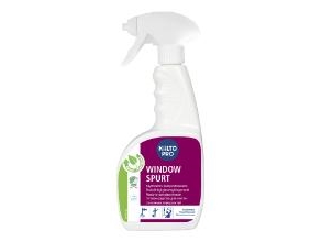 Glasrens Kiilto Natura Window Spurt Svanemærket Klar-Til-Brug Med Sprayer 750 Ml,6 Fl X 750 Ml/Krt