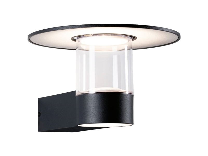 Paulmann Sienna 94834 Led-Udendørs Vægbelysning Med Bevægelsessensor Led (Rgb) 3 W Antracit