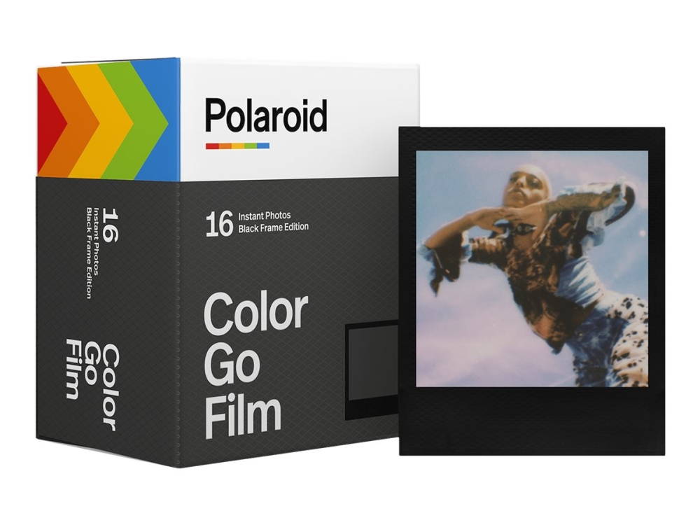 Polaroid Go Film Double Pack 16 photos - Black Frame, 16 kpl, Alankomaat, 116 g, 80 g, 85 mm, 50 mm