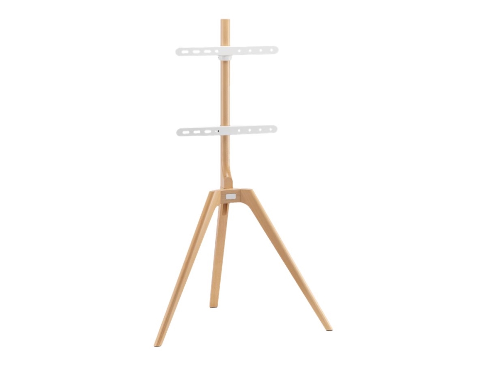 Gear4U - Ställ - för TV - metall, trä - vit, bokträ - skärmstorlek: 45-65 | TV, Ljud & Bild - Fästen - Golv & Stativ | GameStuff