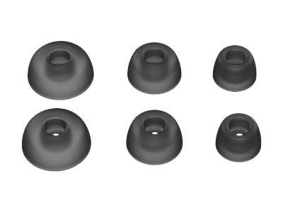 Jabra Eargels For Evolve2 Buds, Ohrstöpsel-Aufsätze, Silikon, Schwarz