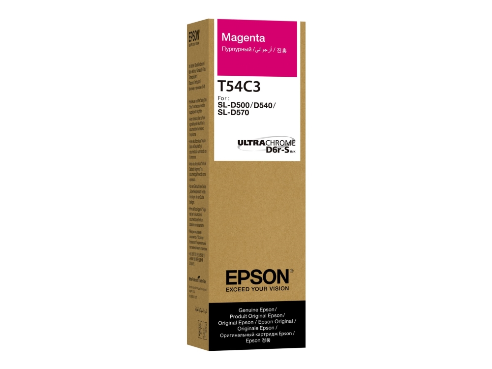 Epson T54c - Magenta - Original - Boks - Blækrefill - For Surelab D570 Professional Minilab, Sl-D500