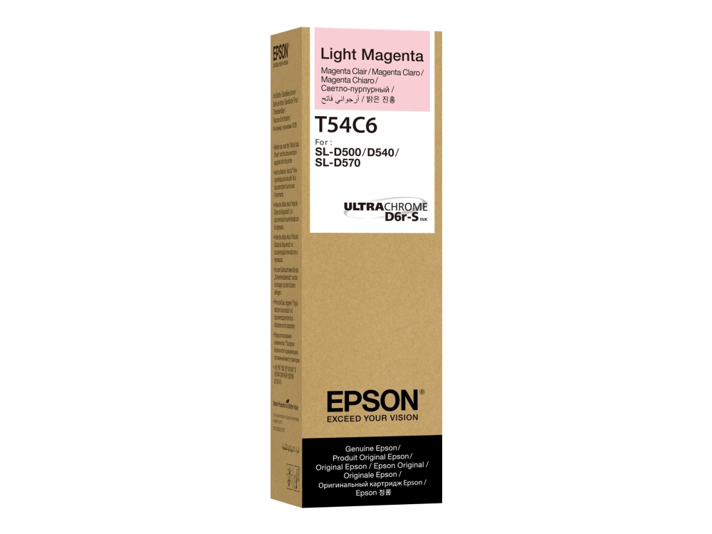 Epson T54c - Lys Magenta - Original - Boks - Blækrefill - For Surelab D570 Professional Minilab, Sl-D500