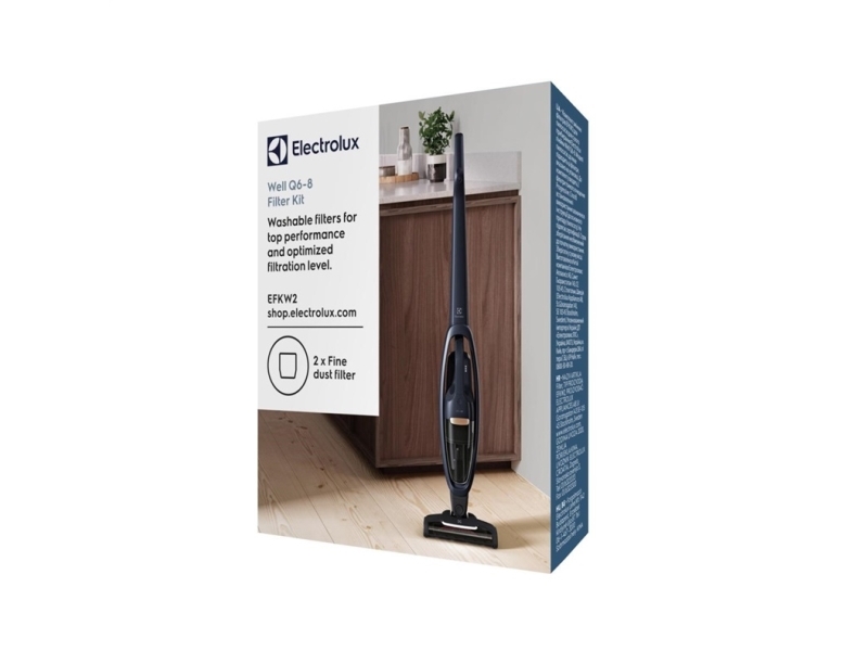 Electrolux Efkw2, Stick Vakuum, Filter, Sort, Electrolux, Well Q6-8, Kasse