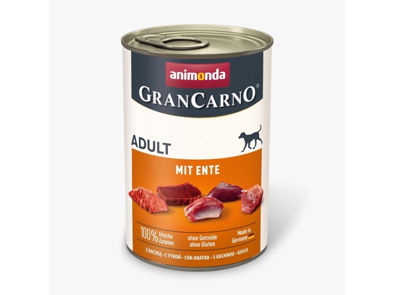 ANIMONDA GranCarno Adult ankan kanssa - koiran märkäruoka - 400g