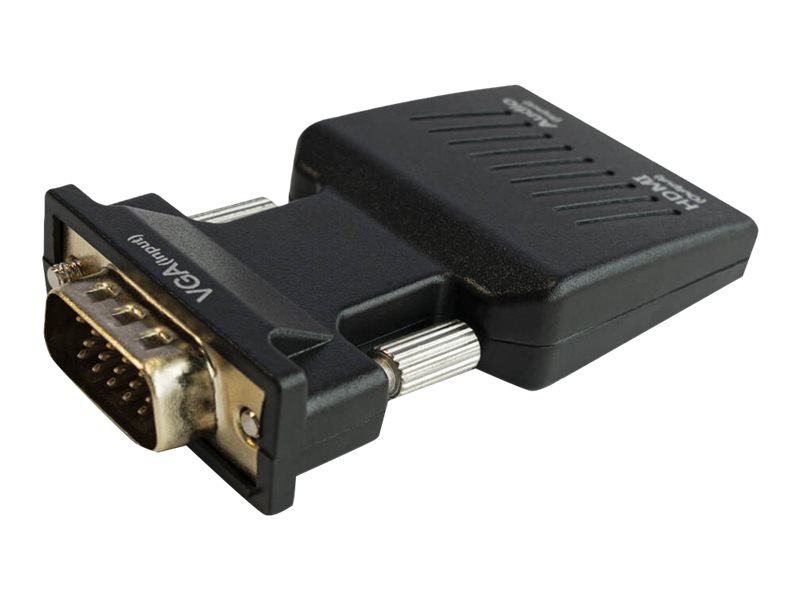 SAVIO CL-145 - Videokort - HD-15 (VGA), mini-phone stereo 3.5 mm, mini-USB typ B hona till HDMI hona - stöd för 1080p | Datortillbehör - Programvara - Multimedia | GameStuff