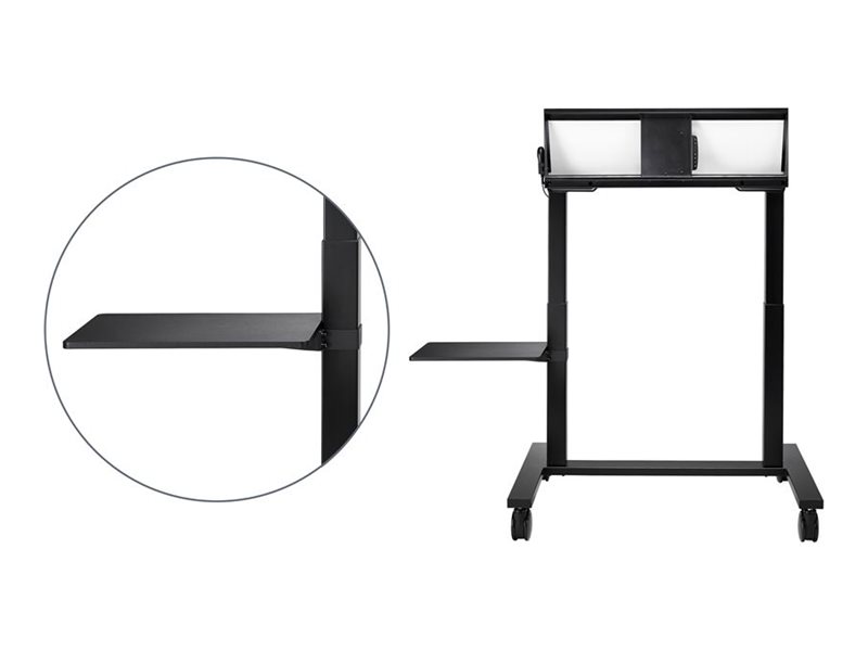 Optoma Tb01 - Hylde - For Notebook - Sort - Sidemontering