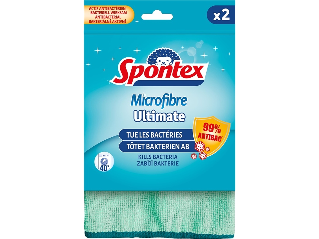 Spontex Mikrofasertuch Spontexultimate 2-Tlg.