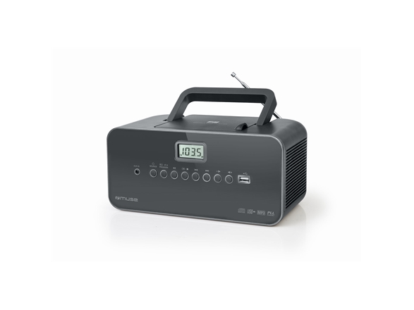 Muse M-28 Dg, 1,4 Kg, Schwarz, Tragbarer Cd-Player