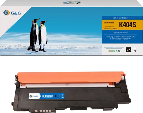 G&Amp G Sort Erstatningstoner Clt-K404s (Nt-Ps404bk)