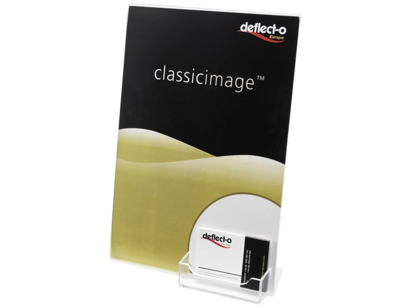 Deflecto 770301 Brochureholder A4 stående 1 stk (B x H x T) 220 x 305 x 95 mm | Möbler - Tillbehör - Broschyrhållare | GameStuff