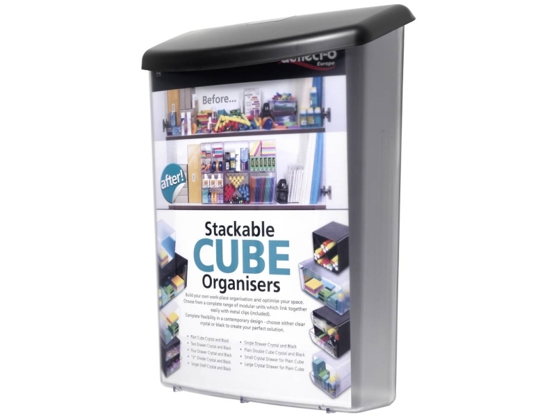 Deflecto 790801 Brochureholder A4 1 stk (B x H x T) 255 x 333 x 80 mm