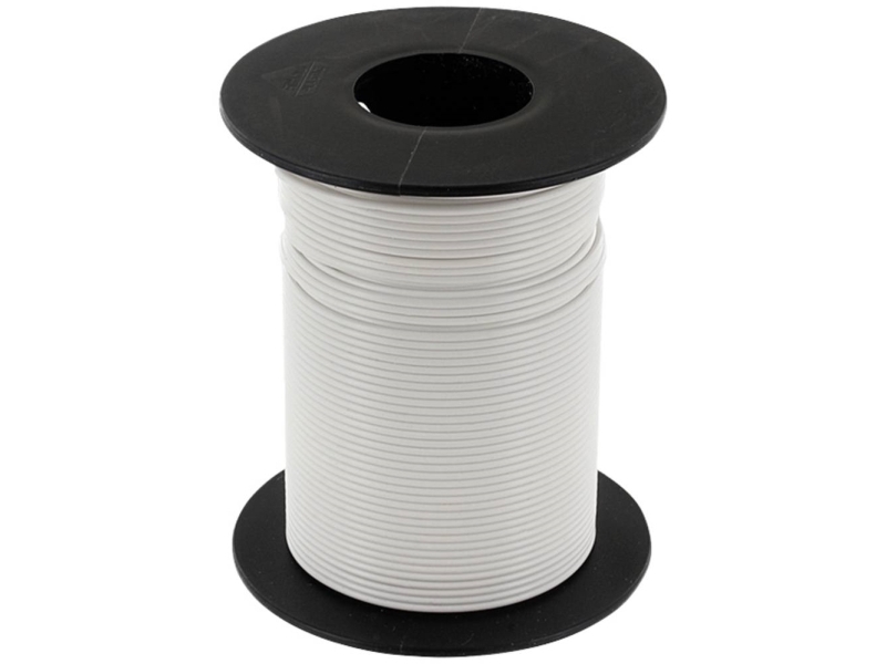 Econ Connect Kl025ws50 Tråd 1 X 0.25 Mm² Hvid 50 M